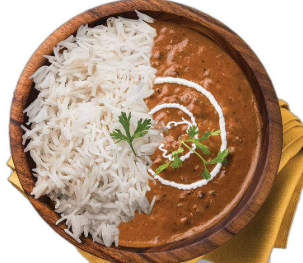 Dal Makhni and Rice